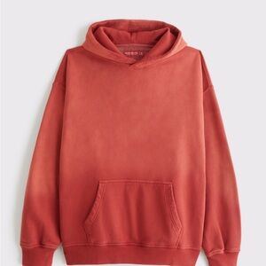 Abercrombie & Fitch Brick Red Hoodie